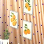 Set of 3 fruit paintings