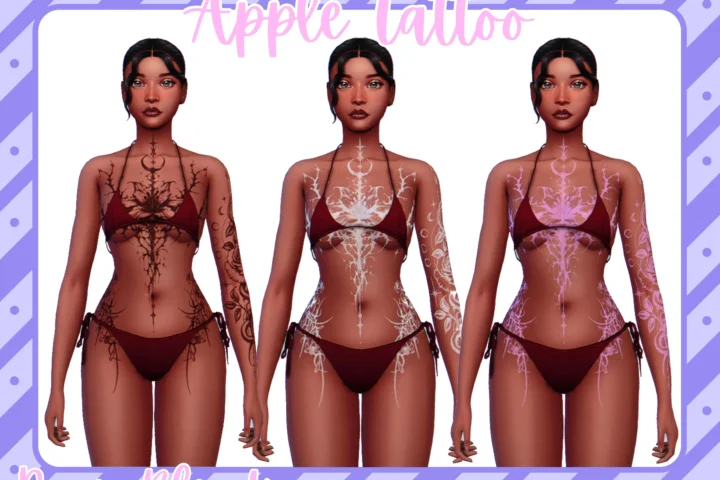 RavenBlends Apple Tattoo