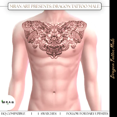 Dragon Tattoo Male