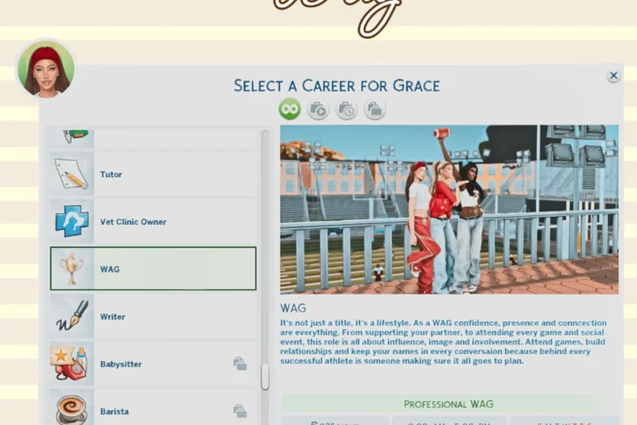WAG | Career
