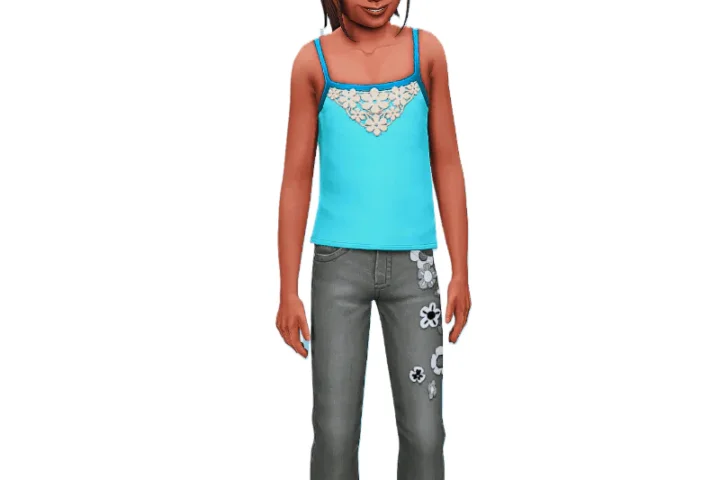 Flower Power Jeans