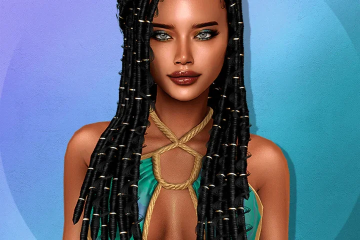 Aurum - Kehlani long locs style 1