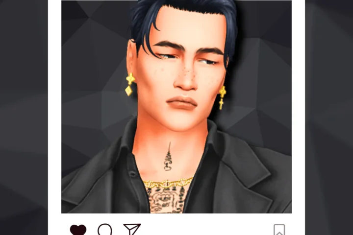 aithsims4 - Cross Earrings