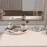 Pearl Vanity Clutter