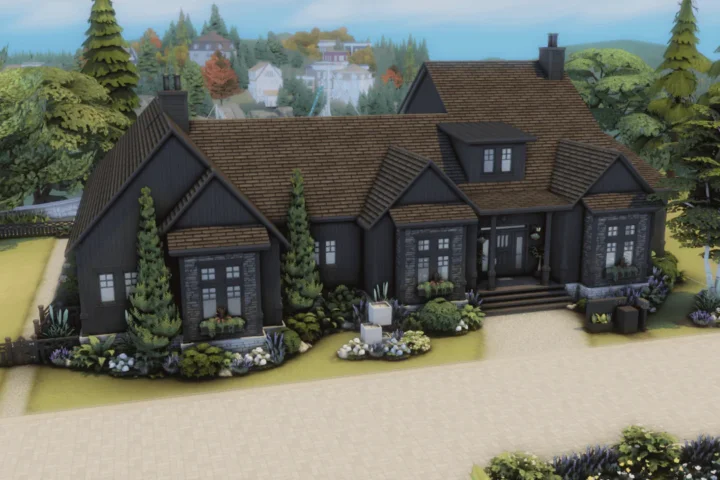 Modern Black Bungalow - Move in Ready
