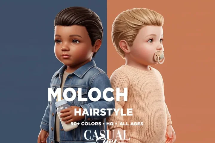 CasualSims - Moloch Hairstyle - Infants - Low Volume