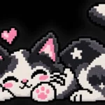 Purrfect Pixels Rug Set