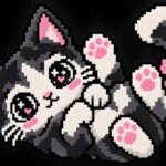 Purrfect Pixels Rug Set