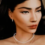 Gold Pearl Fish hoops