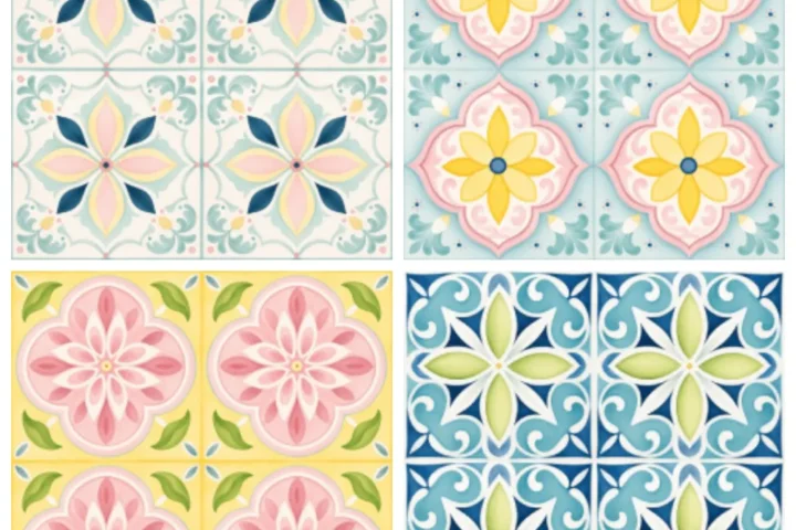 Напольная плитка "Pastel Heritage Floor Tile Collection"