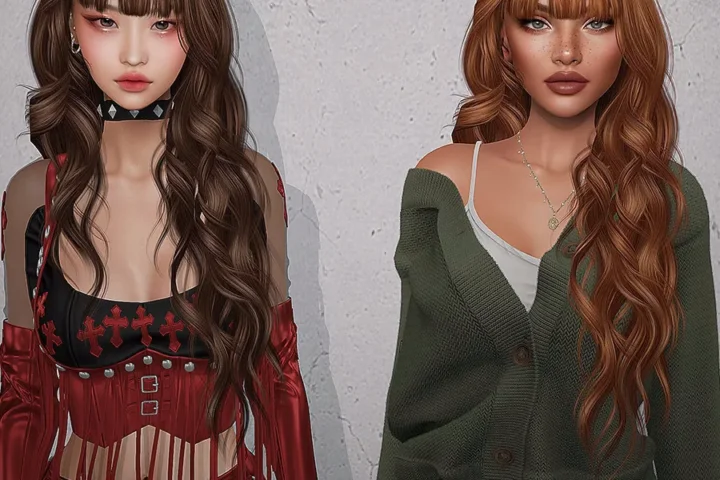 Женская причёска - Lalisa Hairstyle