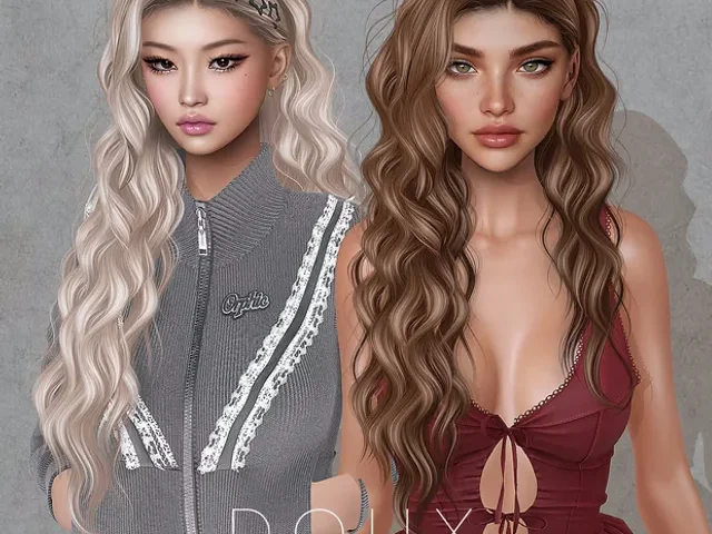 Женская причёска - Estrella Hairstyle ( V3, V4)