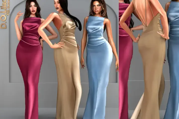 Платье - Satin Whisper Dress