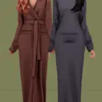 Сет одежды Basic Long Cashmere Outfit Set