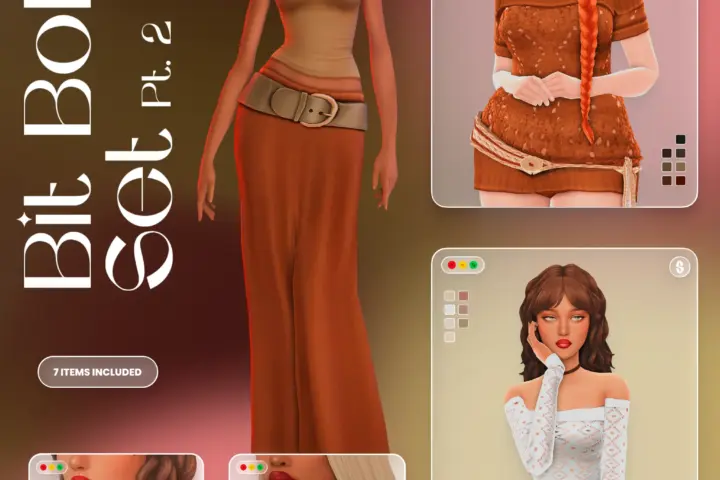 Бохо сет для симочек. Часть 2 "Bit Boho Set Pt 2"
