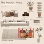 Набор для гостиной The Modern Muse Collection