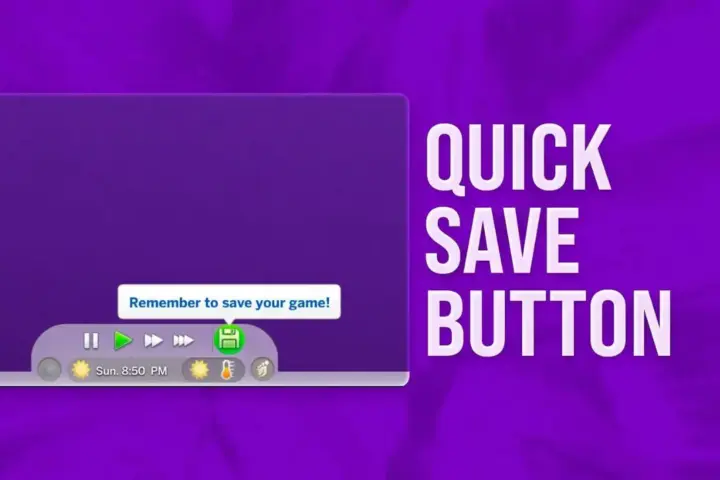 Кнопка Быстрого Сохранения / Quick Save Button