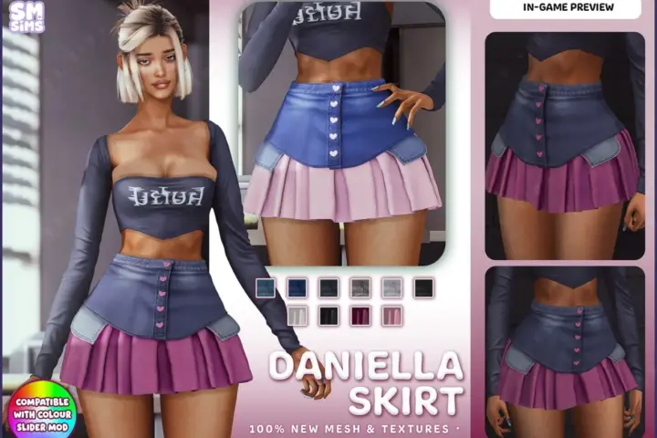 Юбка для симочек "Daniella Skirt"