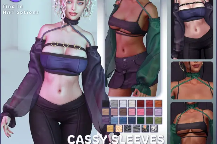 Декоративные рукава "Cassy Sleeves Accessory"