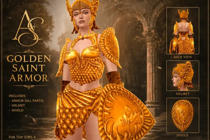 Golden Saint Armor Set