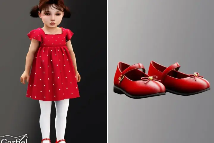 Toddler - Classic Mary Jane shoes with delicate bow detail