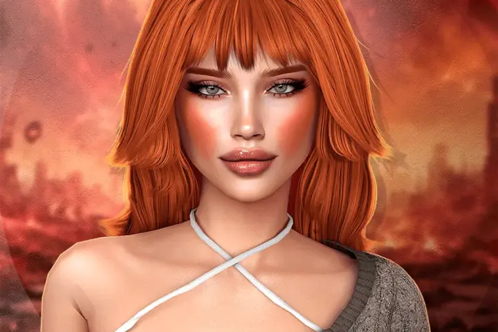 Aurum - Jean layered hair style 4