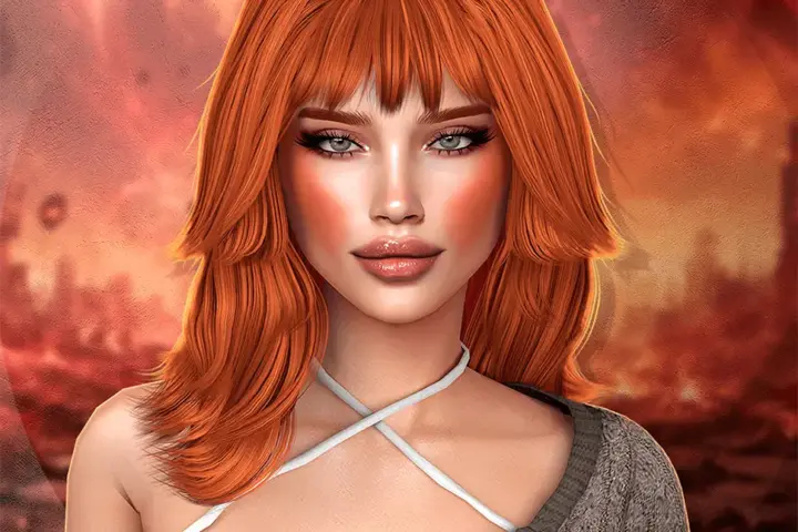 Aurum - Jean layered hair style 3