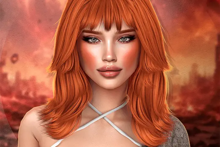 Aurum - Jean layered hair style 1