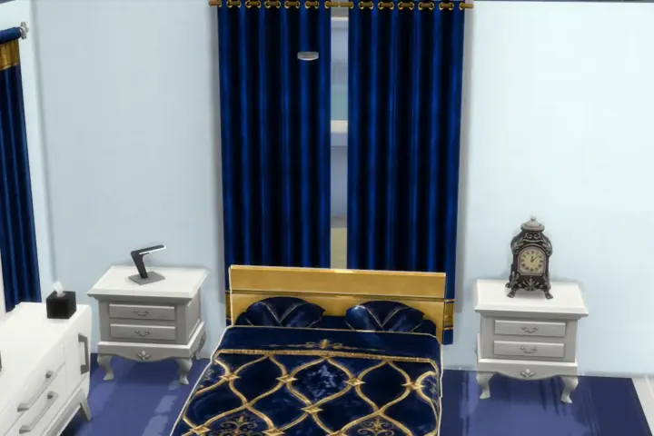 Royal Velour Majesty Curtains Short and Long Base Game