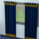 Royal Velour Majesty Curtains Short and Long Base Game