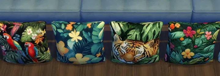 Decor Pillow Tropical Patterns