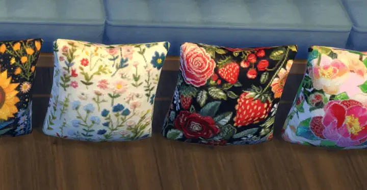 Casual Pillow Sculpture Floral