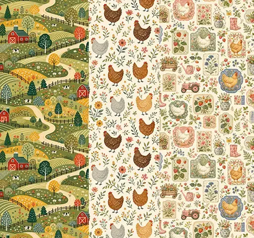Country Style Farmhouse Wall