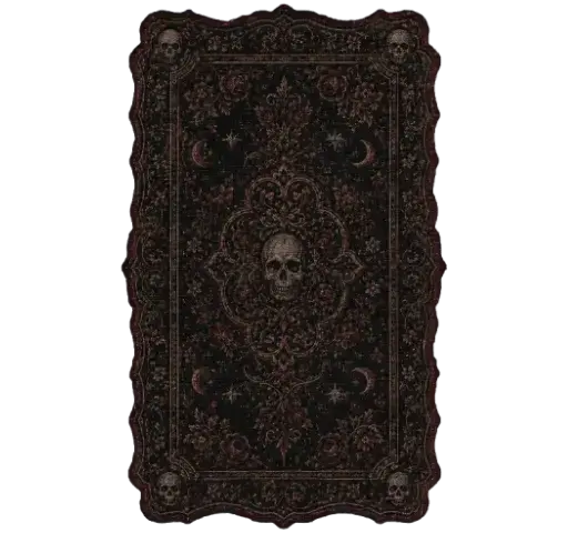 🥀 Velvet Mourning – Gothic Romance Rug Collection 🥀