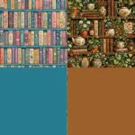 Wall Panel with Books