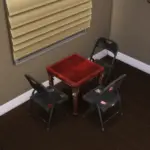 Grungy City Living Foldable Metal Chair