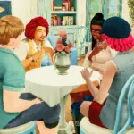 Animated Deco Sims: Sit and Talk, Sit and Listen