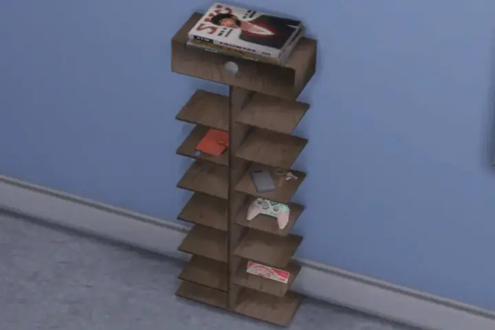 Tall shelf rack