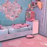 💕 Love Notes & Lip Gloss – Y2K Teen Bedroom 💕