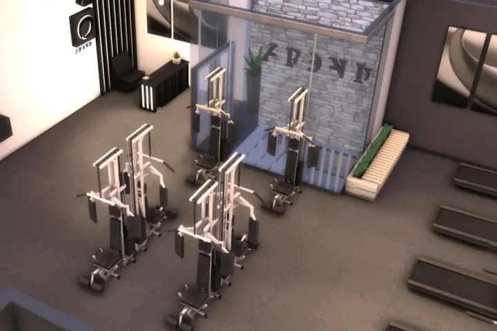 Modern Small Gym | Fitness Centre with Pool
