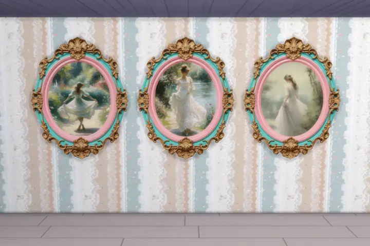Rosabelle vintage paintings