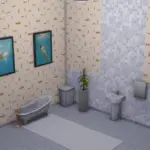 Ocean and beach themed bathroom set