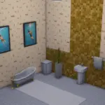 Ocean and beach themed bathroom set