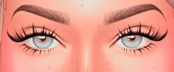 delicate eyebrows