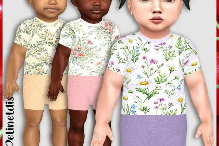 Infants Daisies Pajamas