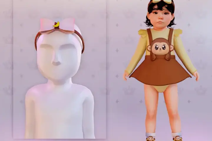 Tiara 02 100HMonkey paçoca - Toddler