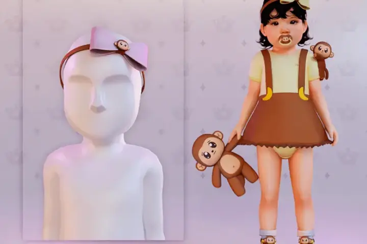 Tiara 01 100HMonkey paçoca - Toddler