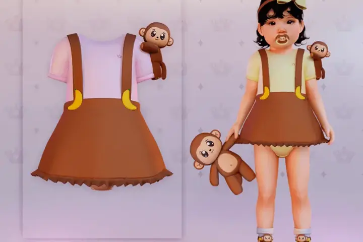 Dress 100HMonkey Paçoca - Toddler