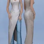 Long Dress + Jeans - Oriental Evolution Collection