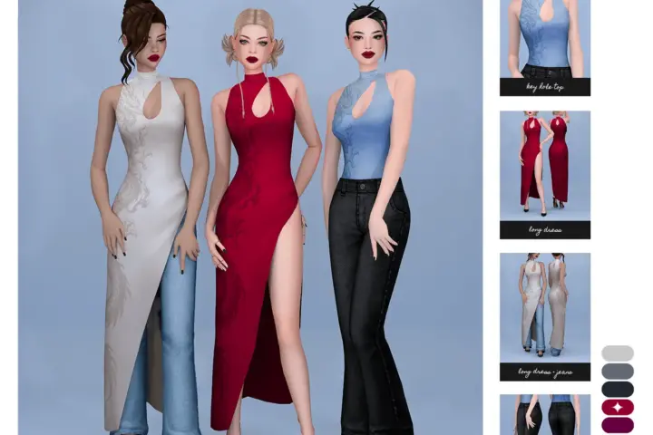Long Dress - Oriental Evolution Collection